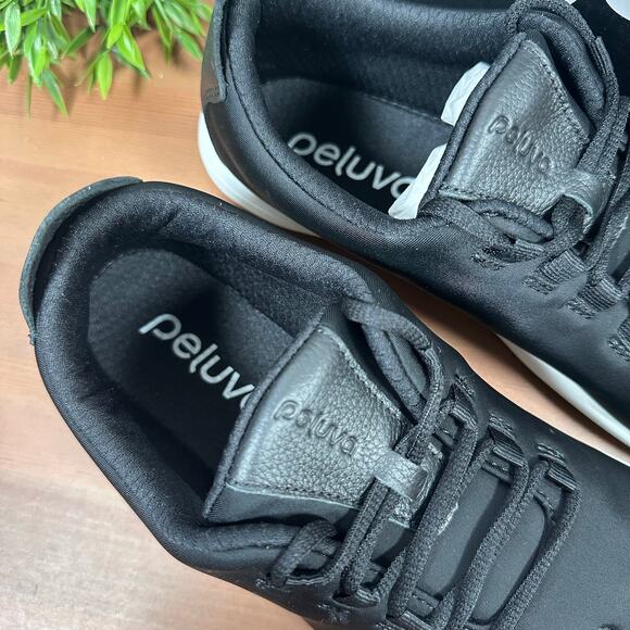 Peluva Men's Strand Lightweight Trainer Toe Barefoot Black Sneakers Size 9 - Picture 7 of 10